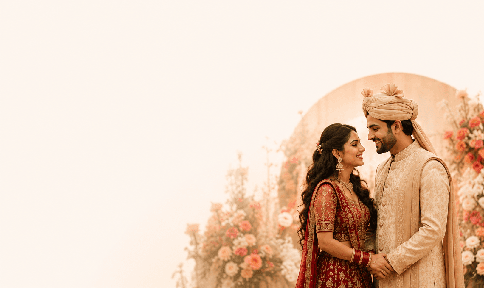 Couple who found love through VivaahAI